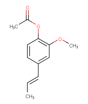 Isoeugenol acetate Chemical Structure