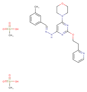 Apilimod mesylate Chemical Structure