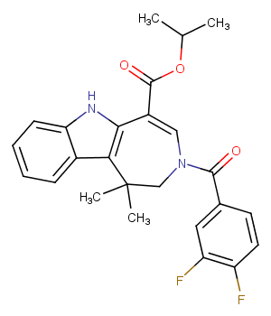 Turofexorate Isopropyl Chemical Structure