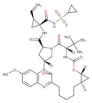 Grazoprevir Chemical Structure