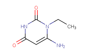 1-Ethyl-6-aminouracil Chemical Structure