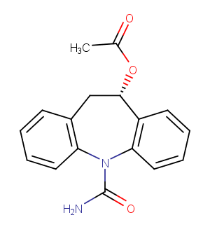 Eslicarbazepine Acetate Chemical Structure