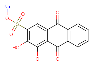 Alizarin Red S sodium Chemical Structure