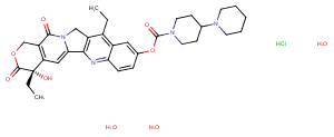 Irinotecan hydrochloride trihydrate Chemical Structure