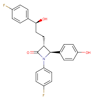 Ezetimibe Chemical Structure