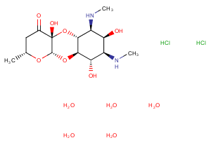 Spectinomycin dihydrochloride pentahydrate Chemical Structure