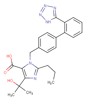 Olmesartan Chemical Structure