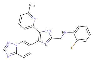 Vactosertib Chemical Structure