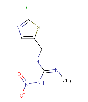 Clothianidin Chemical Structure