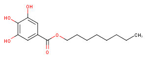 Octyl gallate Chemical Structure