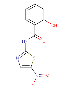 Tizoxanide Chemical Structure