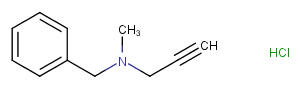 Pargyline hydrochloride Chemical Structure