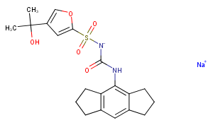 MCC950 sodium Chemical Structure