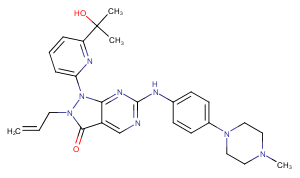 Adavosertib Chemical Structure