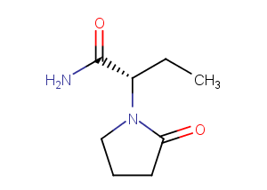 Levetiracetam Chemical Structure