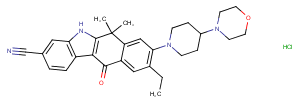 Alectinib hydrochloride Chemical Structure