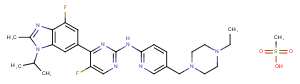 Abemaciclib methanesulfonate Chemical Structure
