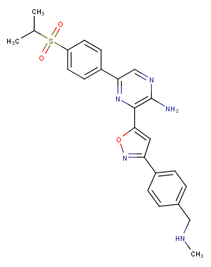 Berzosertib Chemical Structure