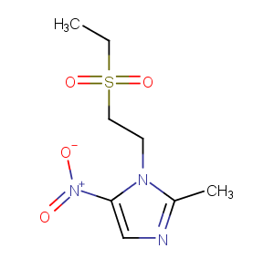 Tinidazole Chemical Structure