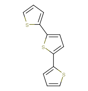 2,2':5',2''-Terthiophene Chemical Structure