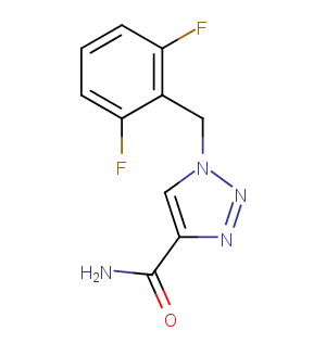 Rufinamide Chemical Structure