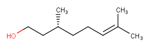 (R)-Citronellol Chemical Structure