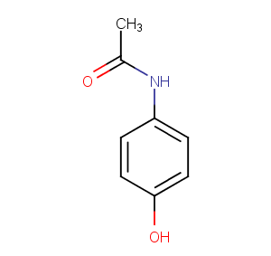 Acetaminophen Chemical Structure