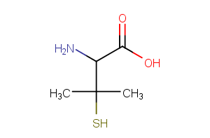 DL-Penicillamine Chemical Structure