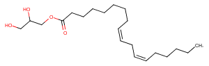 1-Linoleoyl Glycerol Chemical Structure