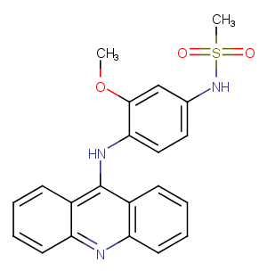 Amsacrine Chemical Structure