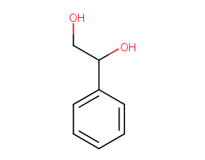 1-Phenyl-1,2-ethanediol Chemical Structure