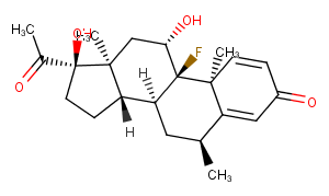 Fluorometholone Chemical Structure