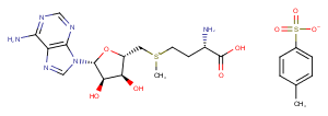 S-(5'-Adenosyl)-L-methionine tosylate Chemical Structure