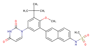 Dasabuvir Chemical Structure