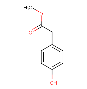 Methyl 4-Hydroxyphenylacetate Chemical Structure