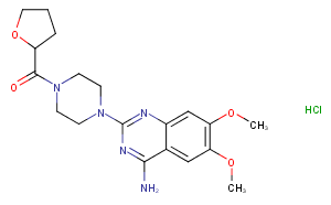 Terazosin hydrochloride Chemical Structure