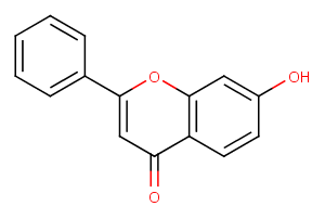 7-Hydroxyflavone Chemical Structure