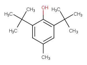 Butylated hydroxytoluene Chemical Structure