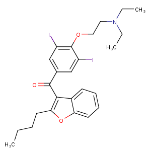 Amiodarone Chemical Structure
