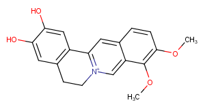 Demethyleneberberine Chemical Structure