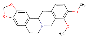 Tetrahydroberberine Chemical Structure