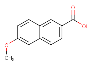 6-Methoxy-2-naphthoic acid Chemical Structure