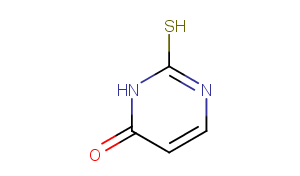 2-Thiouracil Chemical Structure