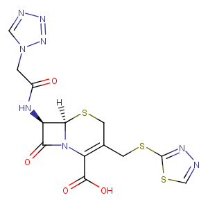 Ceftezole Chemical Structure