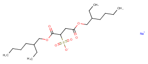 Docusate sodium Chemical Structure