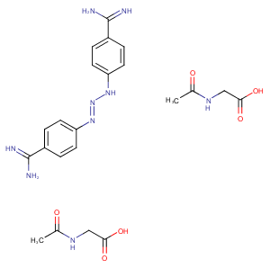 Diminazene Aceturate Chemical Structure