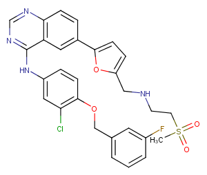 Lapatinib Chemical Structure