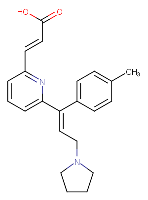 Acrivastine Chemical Structure