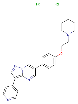 Dorsomorphin dihydrochloride Chemical Structure