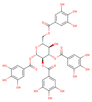 1,2,3,6-Tetragalloylglucose